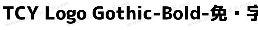 TCY Logo Gothic-Bold字体转换